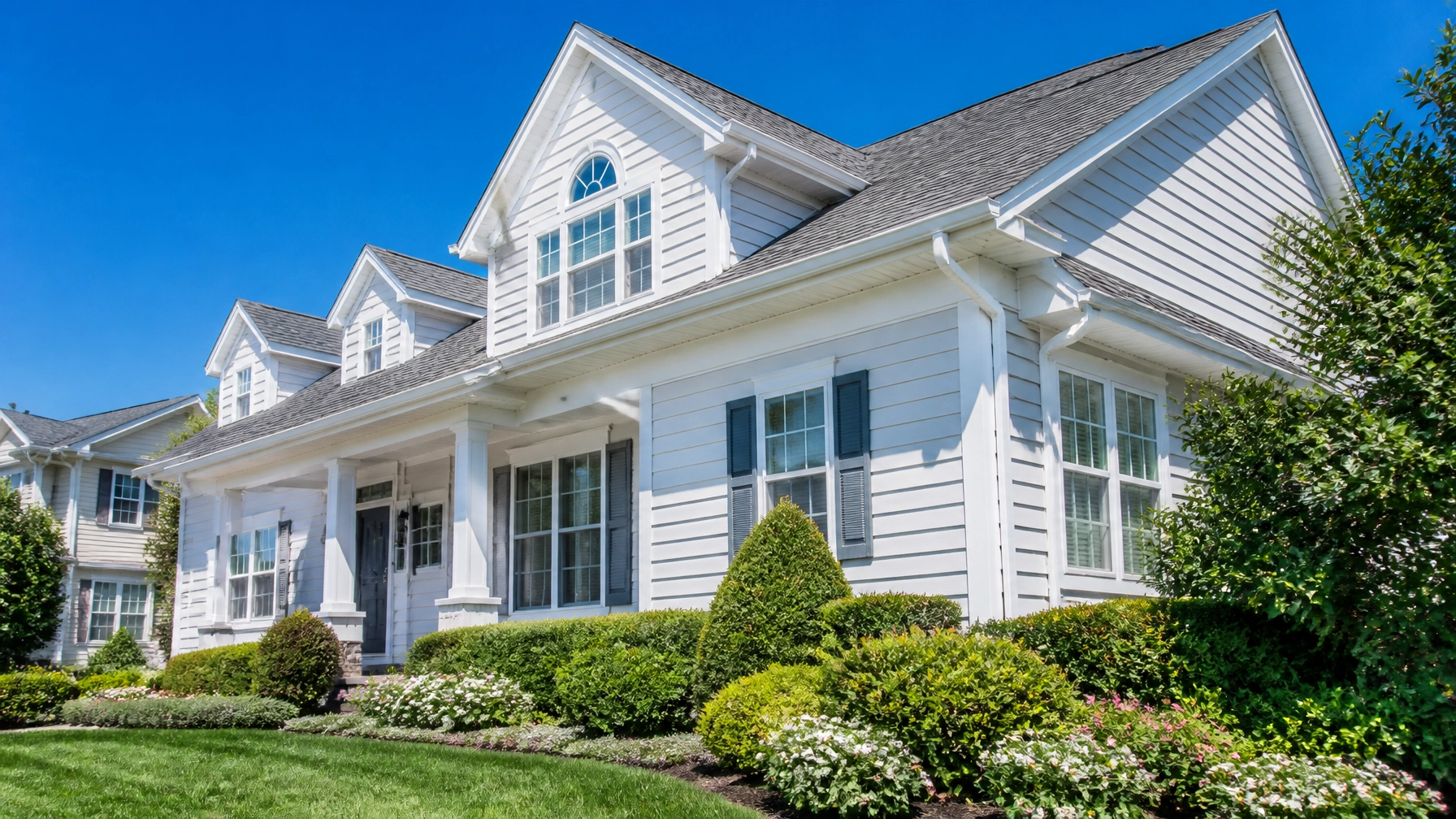 Power washing Nassau County home exterior