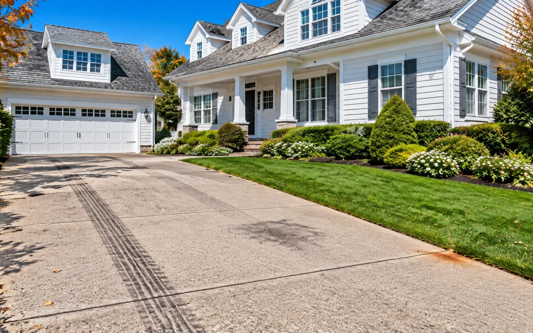 Driveway Cleaning on Long Island: Clear Fall Stains and Moss Before Winter Salt Hits Your Pavement
